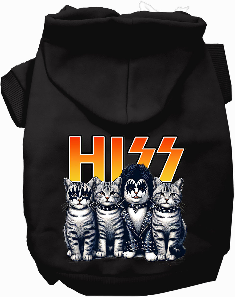 Dog Hoodie Hiss Kitties Parody for Everyday Pet Style and - main product image