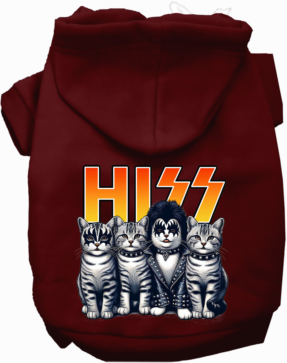 Dog Hoodie Hiss Kitties Parody for Everyday Pet Style and - gallery image 7