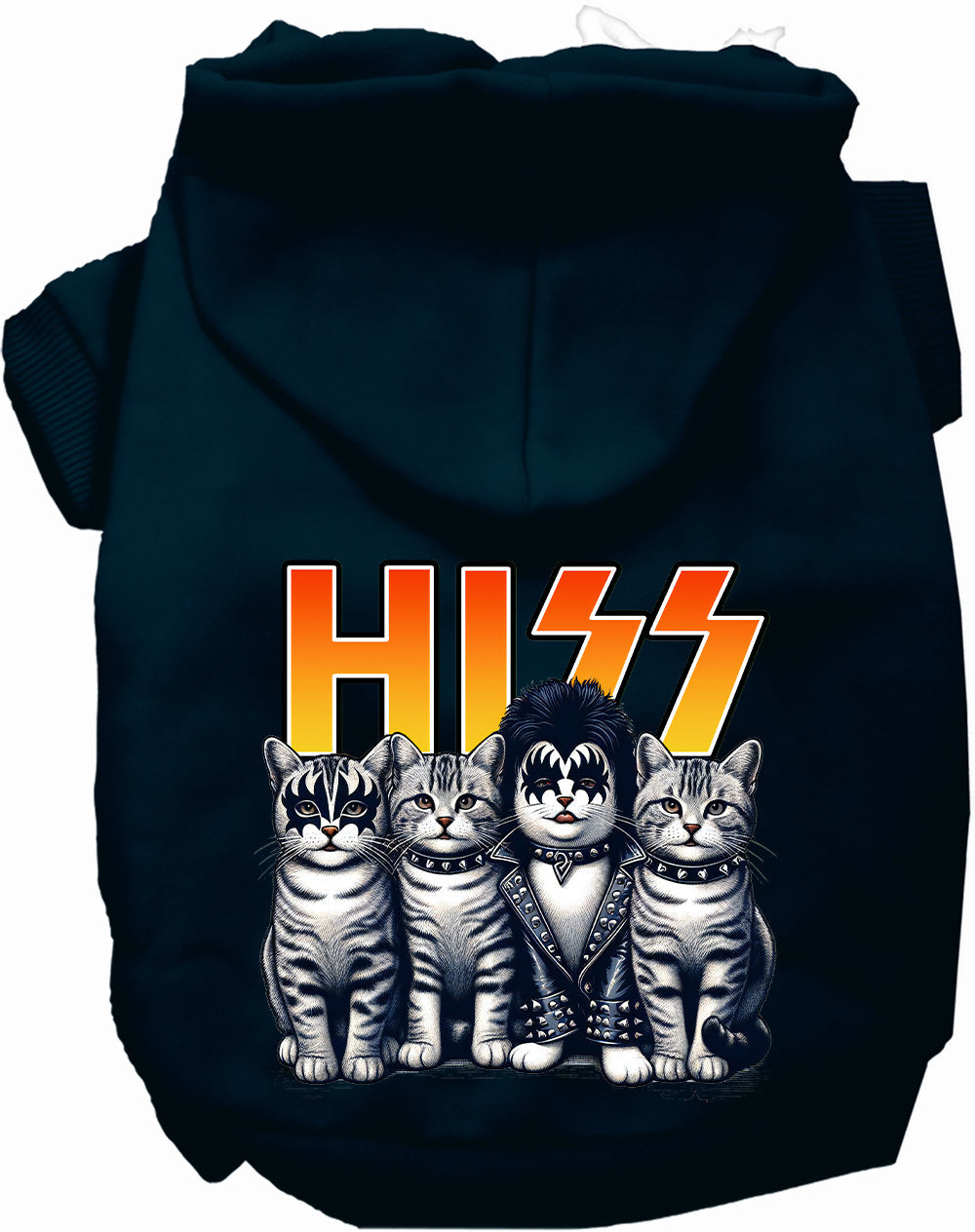 Dog Hoodie Hiss Kitties Parody for Everyday Pet Style and - gallery image 8
