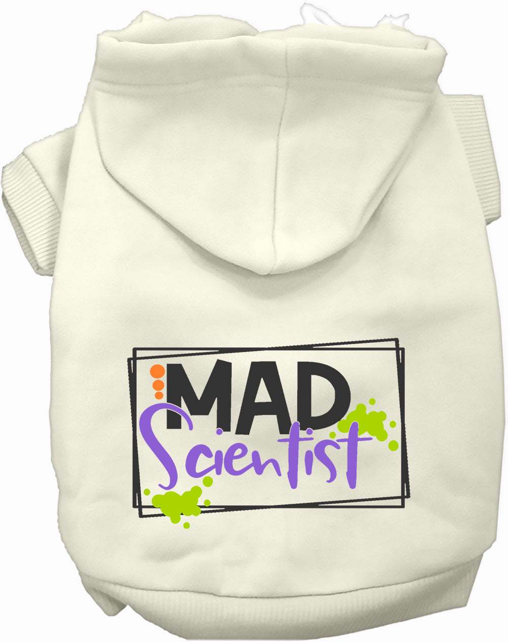Dog Hoodie Mad Scientist Pet Costume for Festive Halloween - main product image
