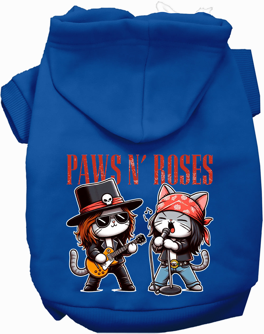 Dog Hoodie Paws Roses for Everyday Pet Style and Comfort - close up view