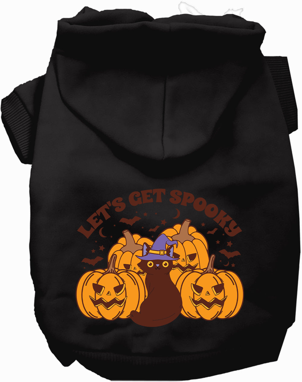 Dog Hoodie Get Spooky for Festive Halloween Pet Style - close up view