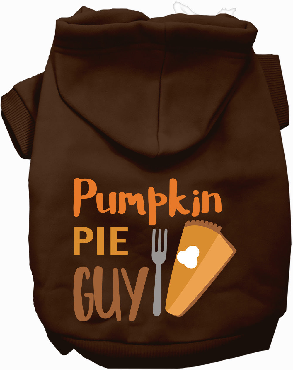 Dog Hoodie Pumpkin Pie Guy for Festive Halloween Pet Style - main product image