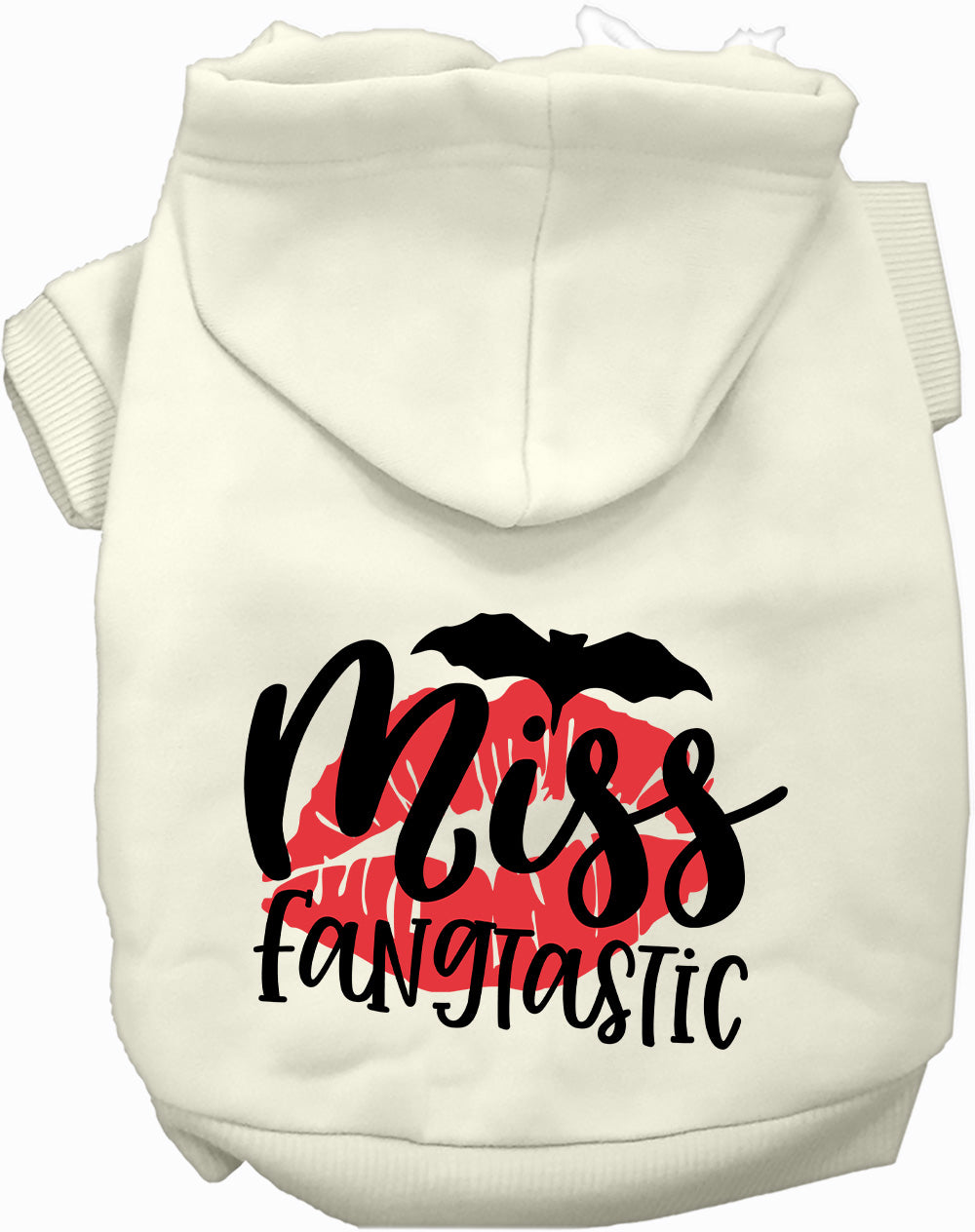 Dog Hoodie Miss Fangtastic for Festive Halloween Pet Style - main product image