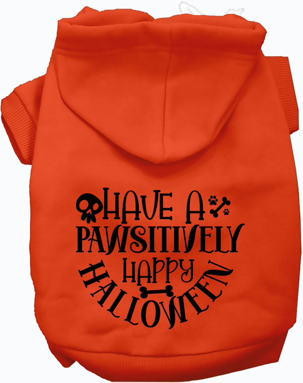 Dog Hoodie Pawsitively Happy for Festive Halloween Pet Style - main product image