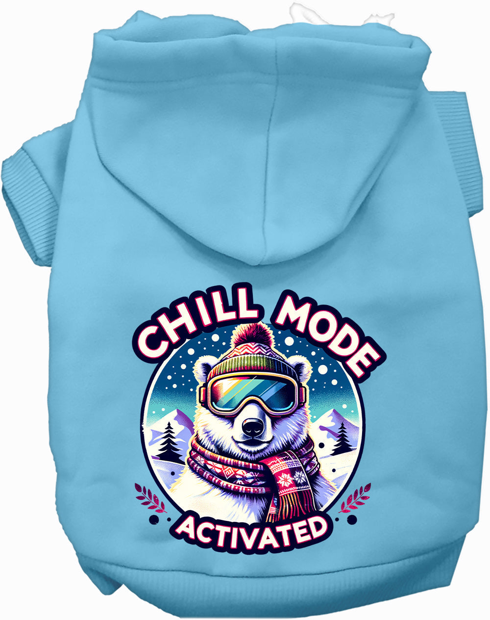 Dog Hoodie Chill Mode Activated Winter for Everyday Pet - lifestyle view