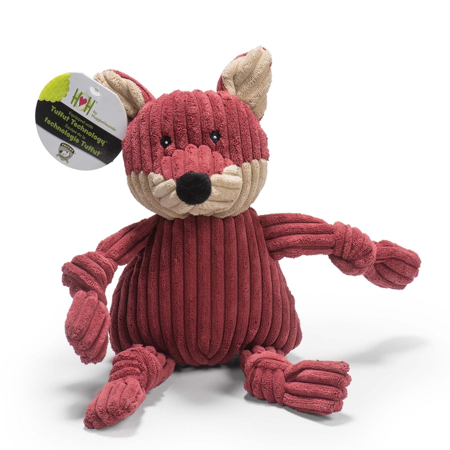 Dog Toy Sly Fox Knottie Plush Toy for Daily Use for Comfort main product image for dogs and cats