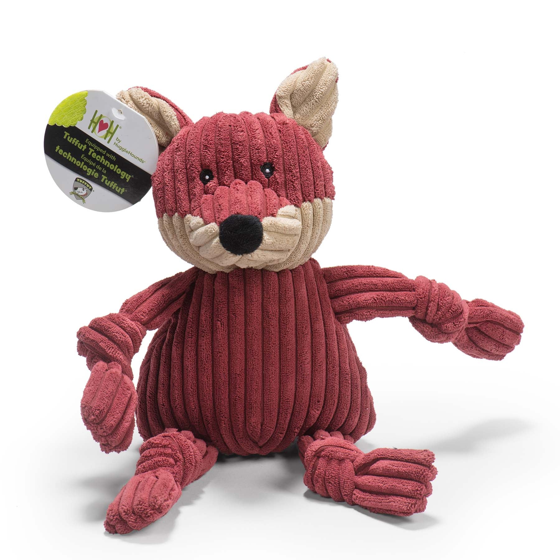 Dog Toy Sly Fox Knottie Plush Toy for Daily Use for Comfort main product image for dogs and cats
