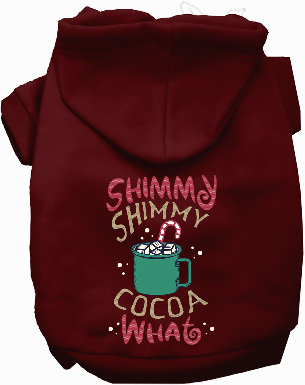 Dog Hoodie Shimmy Shimmy Cocoa What for Festive Holiday Pet - main product image