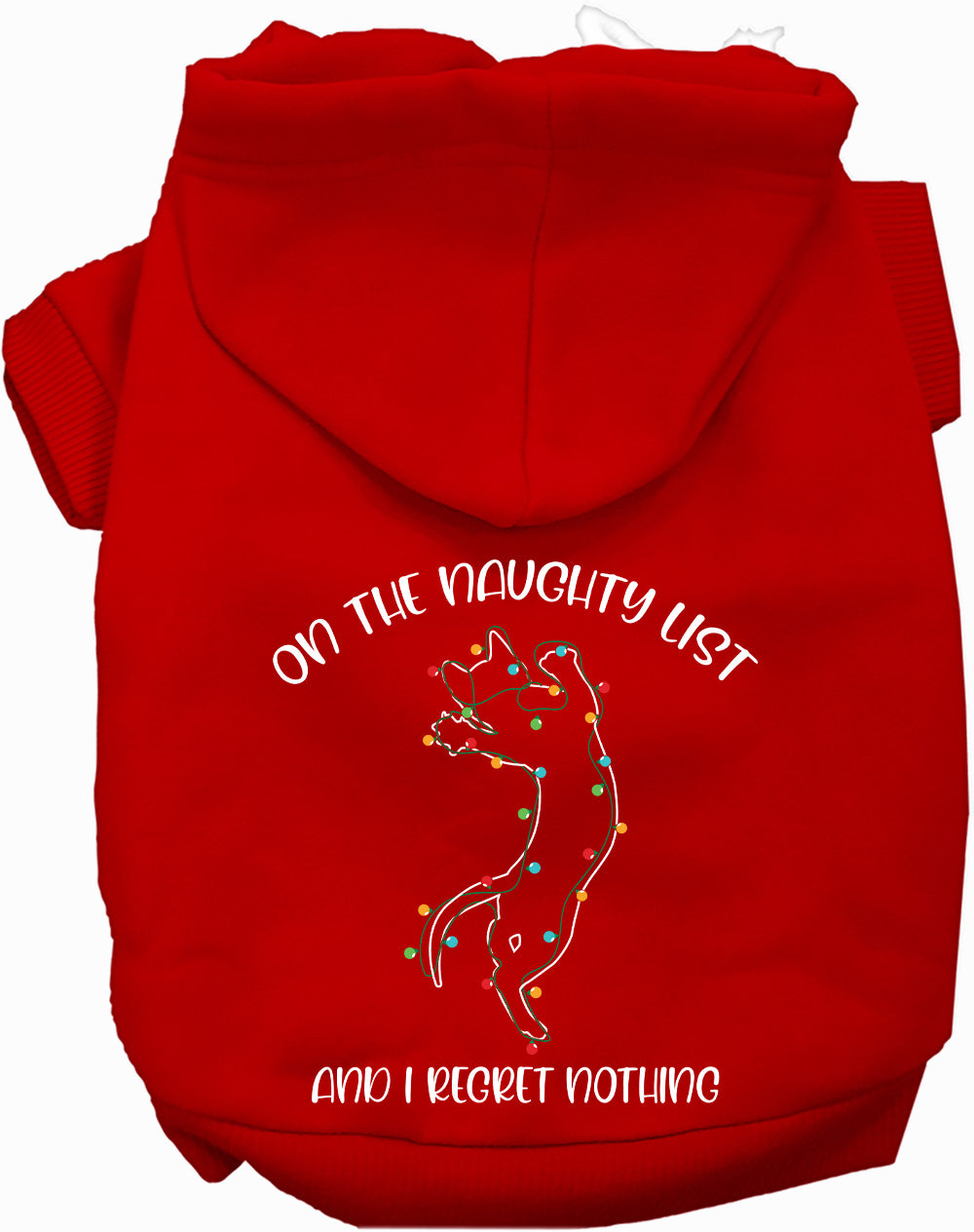 Dog Hoodie Kitty on the Naughty List for Everyday Pet Style - main product image