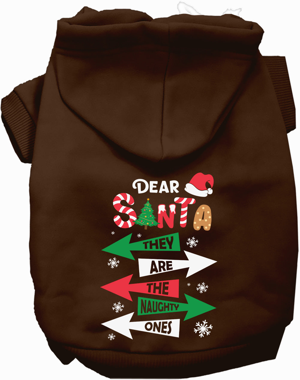 Dog Hoodie Theyre the Naughty Ones for Festive Holiday Pet - gallery image 5
