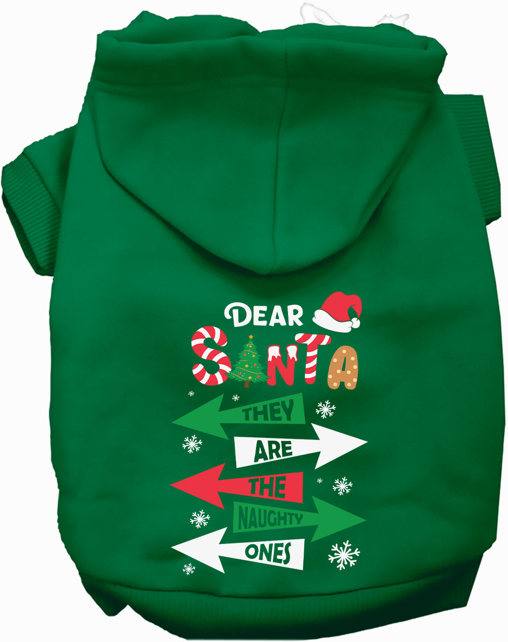 Dog Hoodie Theyre the Naughty Ones for Festive Holiday Pet - gallery image 6