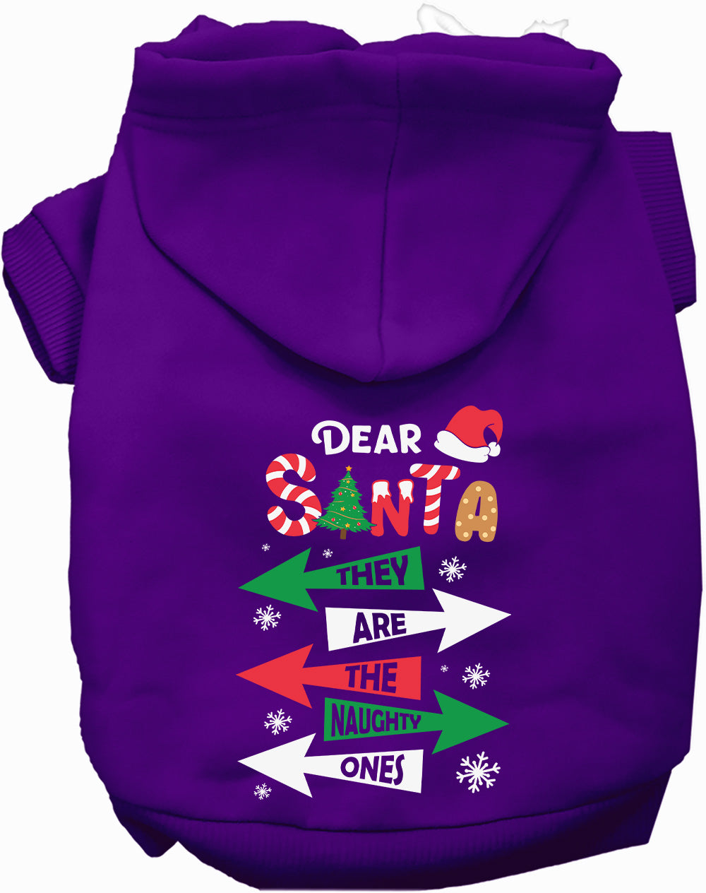 Dog Hoodie Theyre the Naughty Ones for Festive Holiday Pet - gallery image 10