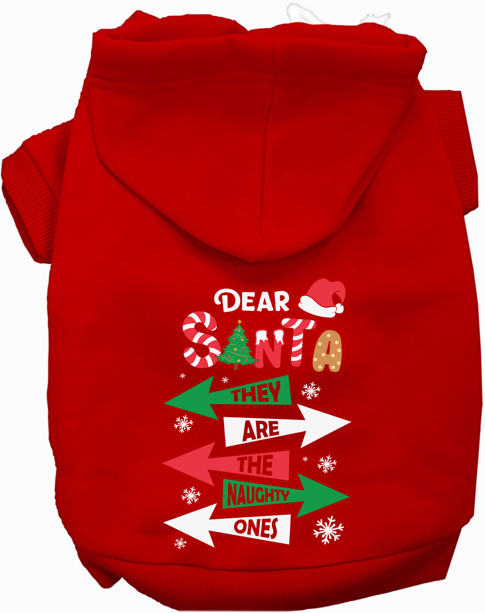 Dog Hoodie Theyre the Naughty Ones for Festive Holiday Pet - gallery image 11