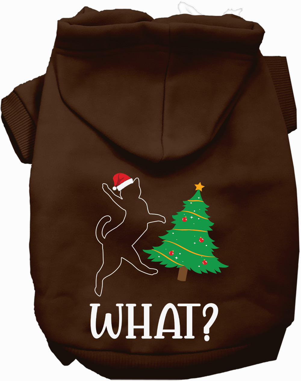 Dog Hoodie Kitty What Christmas Tree for Festive Holiday Pet - gallery image 5