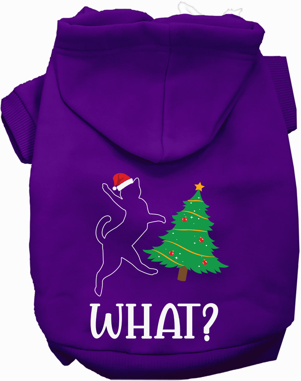 Dog Hoodie Kitty What Christmas Tree for Festive Holiday Pet - gallery image 9