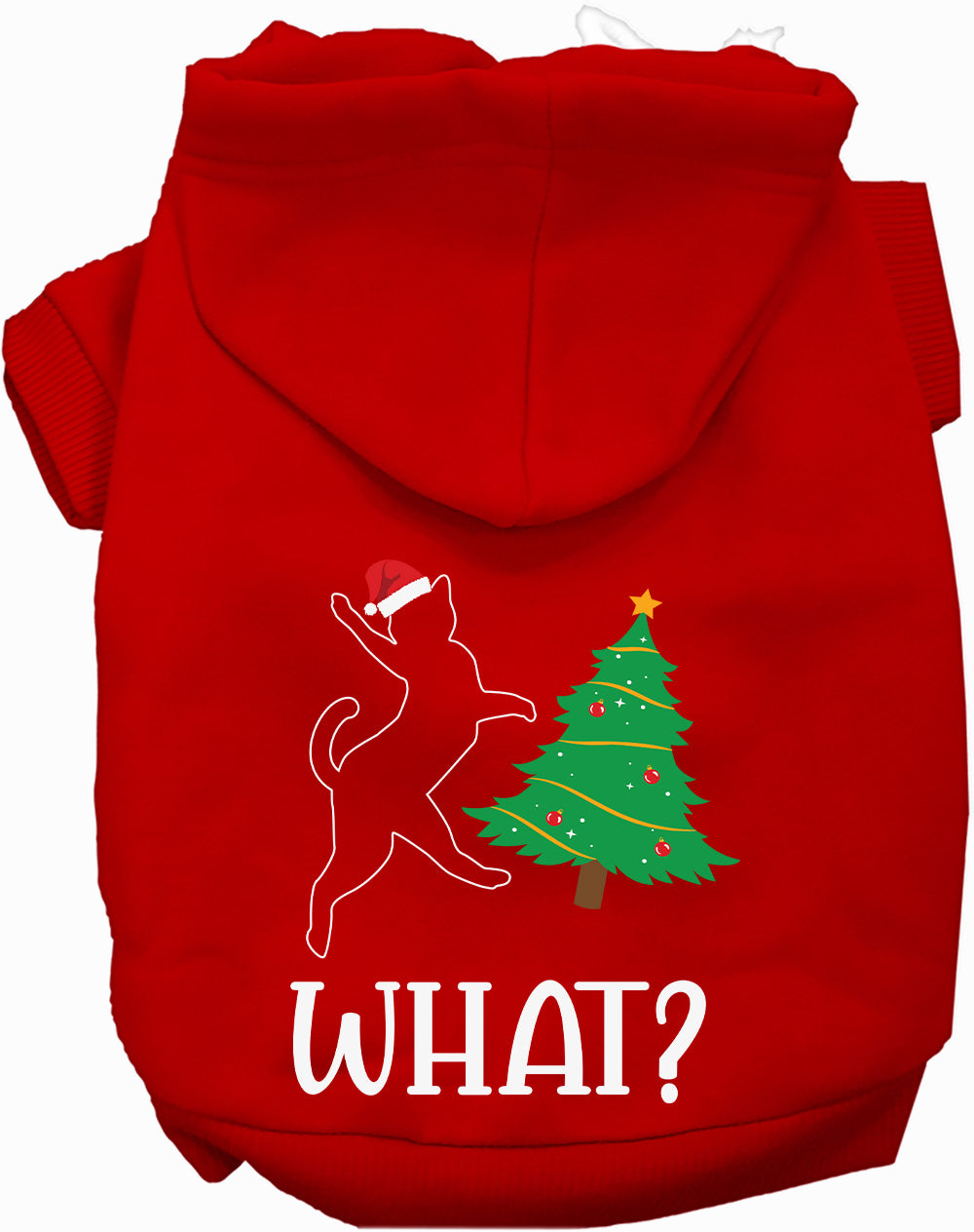 Dog Hoodie Kitty What Christmas Tree for Festive Holiday Pet - gallery image 10
