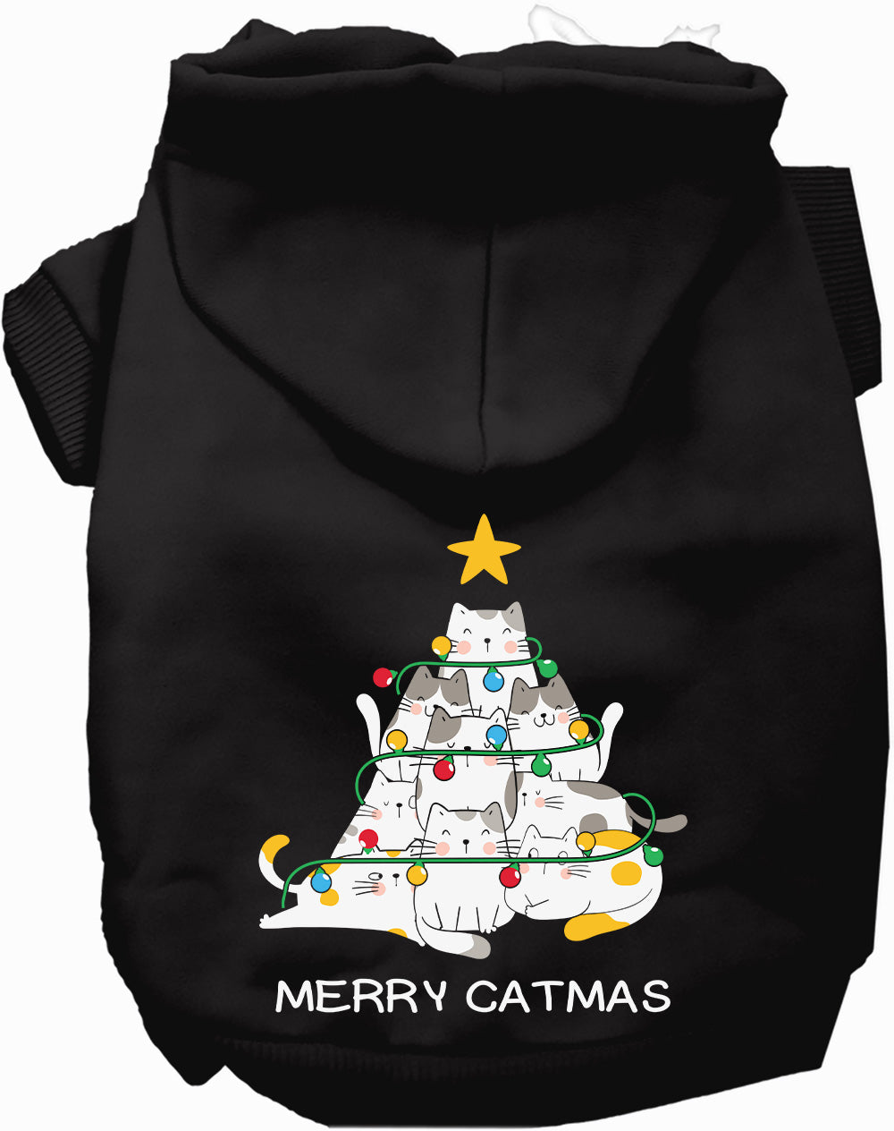 Dog Hoodie Merry Catmas for Everyday Pet Style and Comfort - main product image