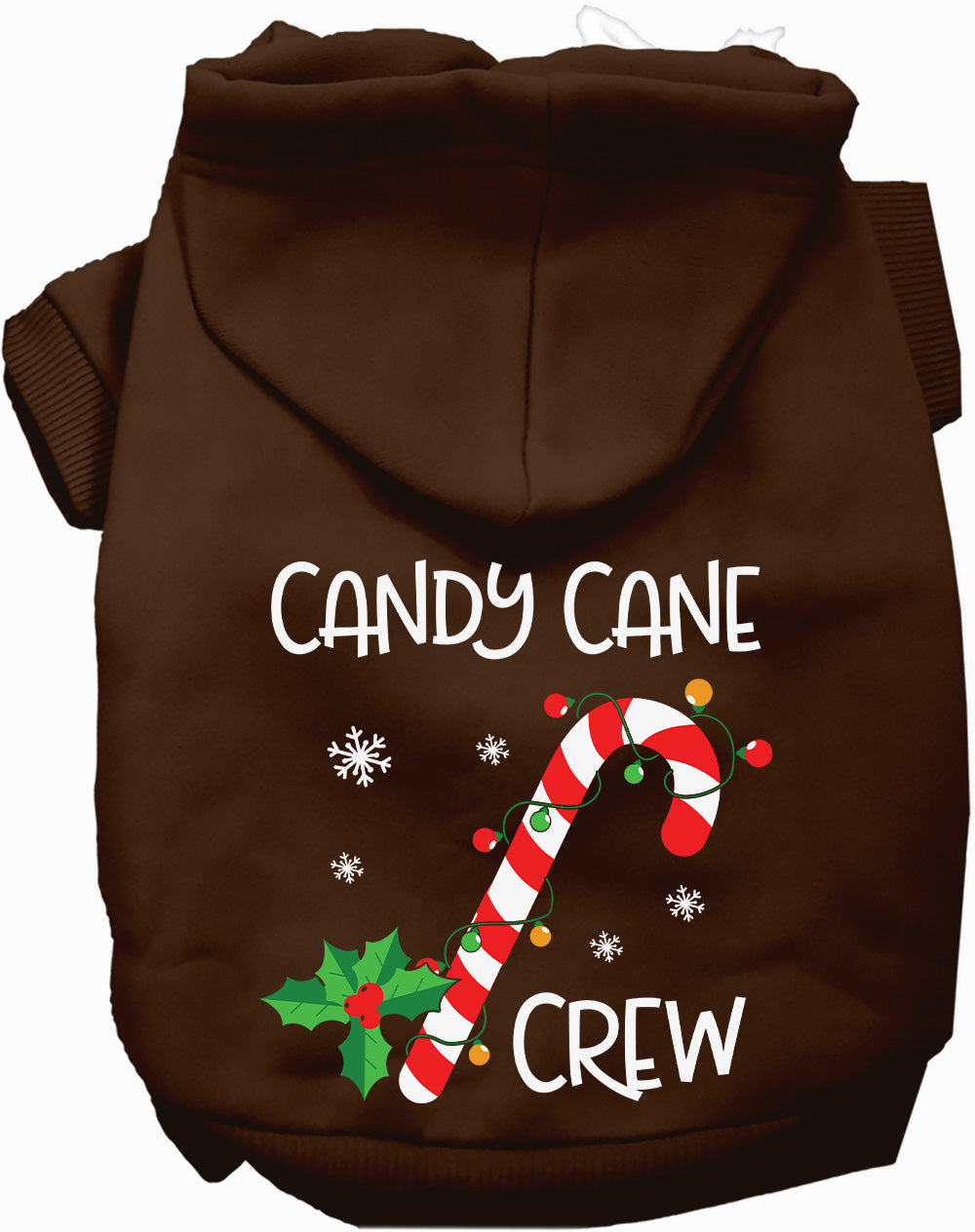 Dog Hoodie Candy Cane Crew for Festive Halloween Pet Style - gallery image 5
