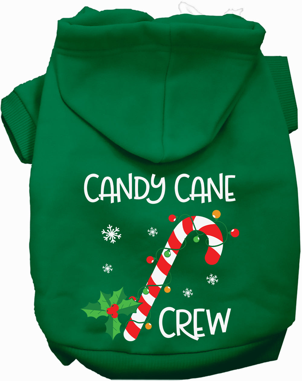 Dog Hoodie Candy Cane Crew for Festive Halloween Pet Style - gallery image 6