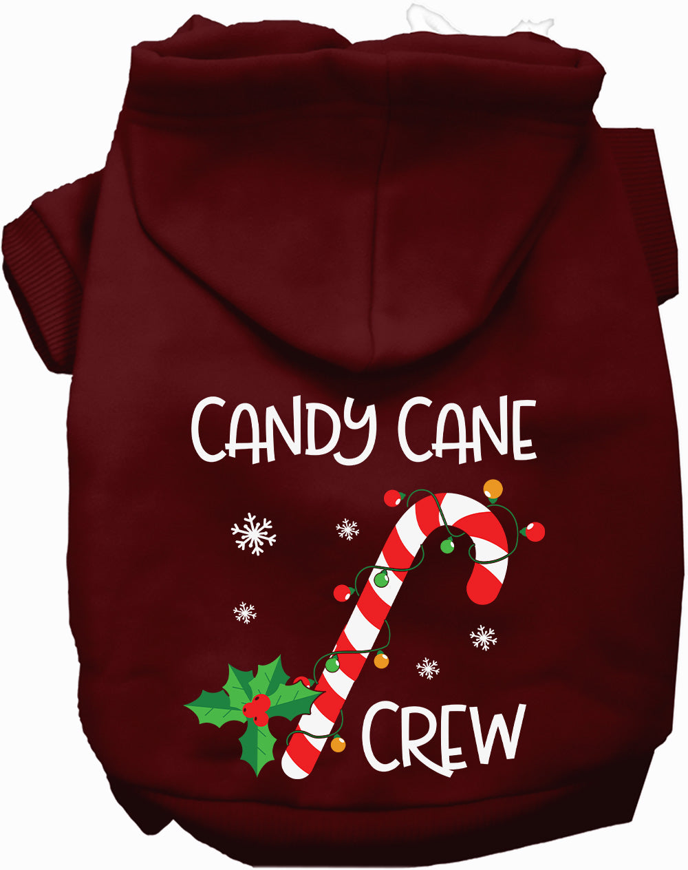 Dog Hoodie Candy Cane Crew for Festive Halloween Pet Style - gallery image 7