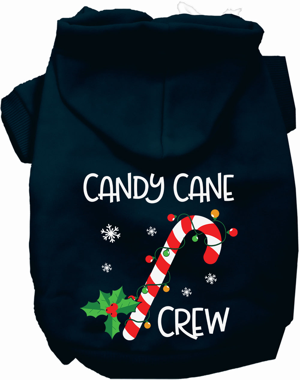 Dog Hoodie Candy Cane Crew for Festive Halloween Pet Style - gallery image 8