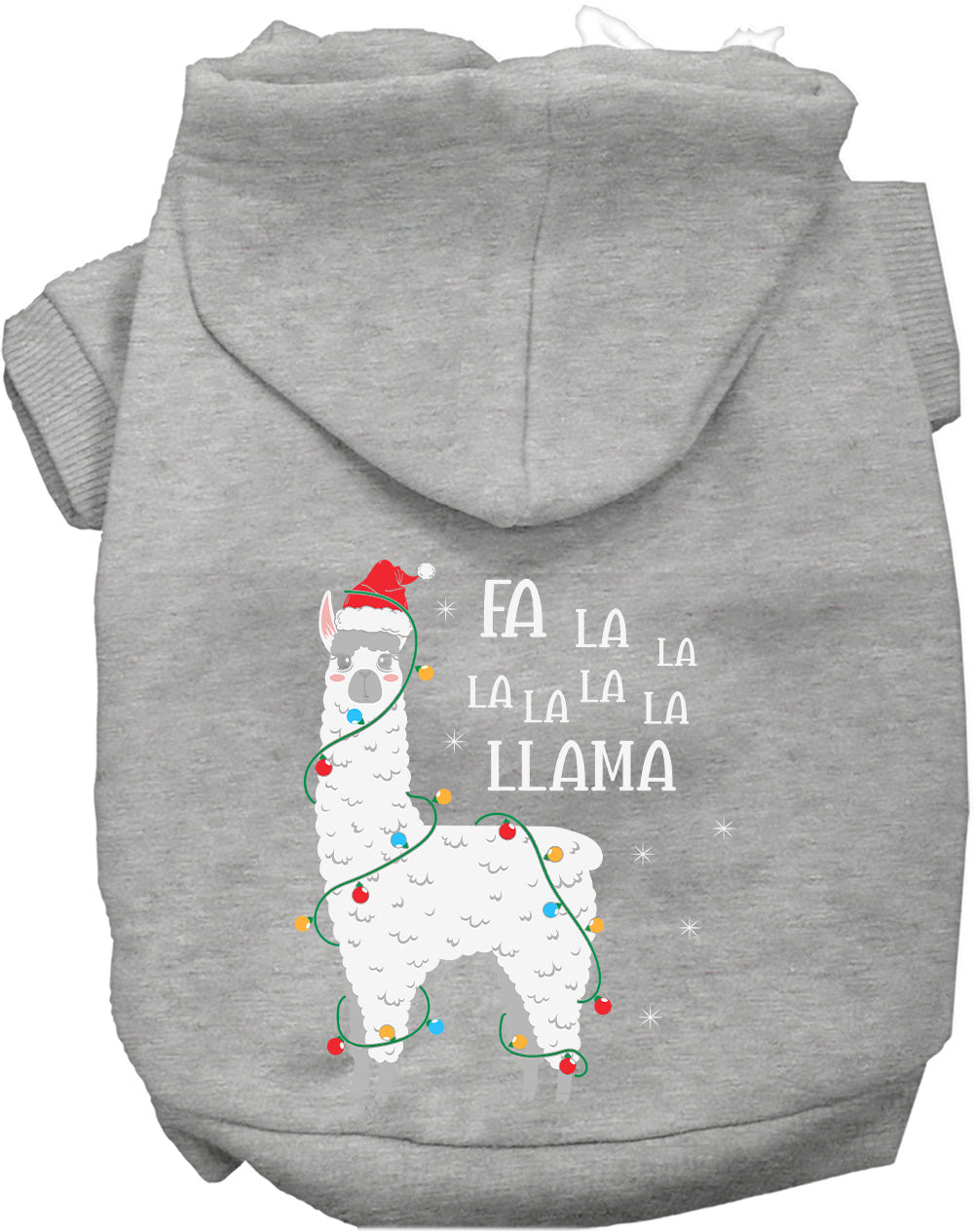 Dog Hoodie Falalala Llama for Festive Holiday Pet Comfort - gallery image 7