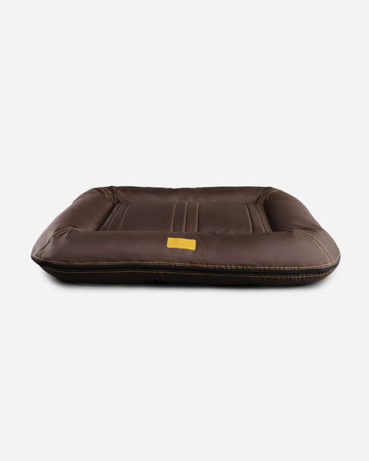 Luxury Dog Bed Waterproof Lounger Brown for Comfort, Support - luxury dog bed view 1 for comfort and support