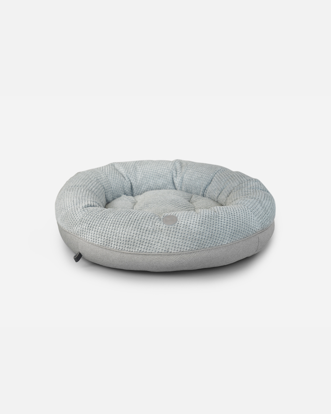 Moonlight Gray Donut Bed for Calming Comfort and Relaxation main product image for dogs and cats