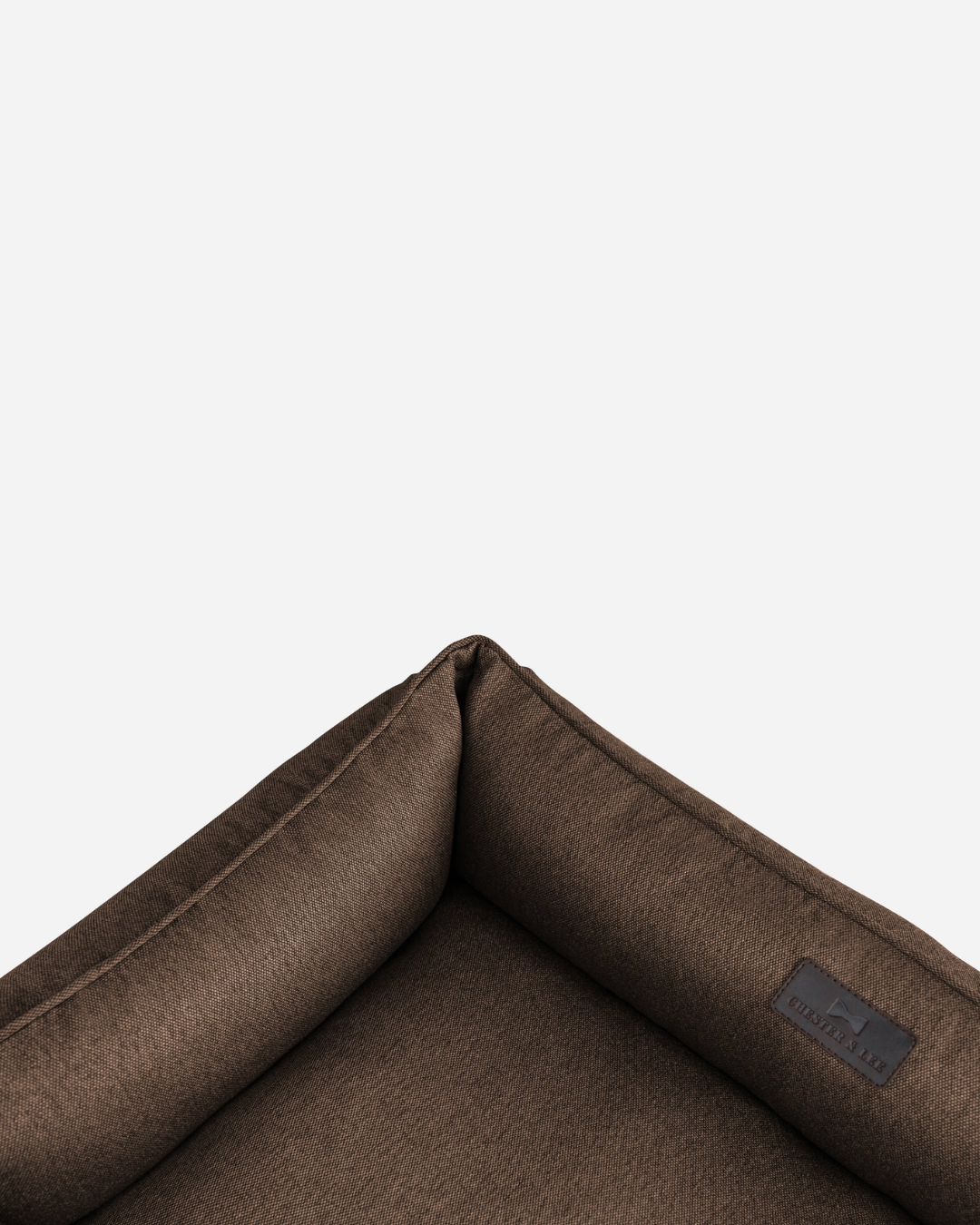 Luxury Dog Bed Cotton Sleeper Brown for Comfort, Support - luxury dog bed view 3 for comfort and support