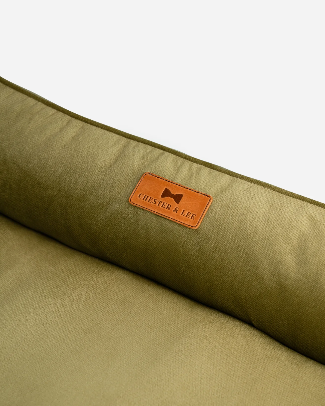 Vibrant Velvet Olive Sleeper for Graceful Comfort and Style main product image for dogs and cats