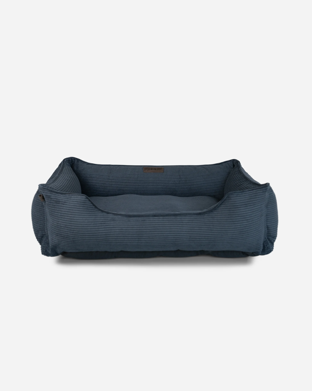 Luxury Dog Bed Fancy Corduroy Sleeper Graphite for Comfort - luxury dog bed view 1 for comfort and support