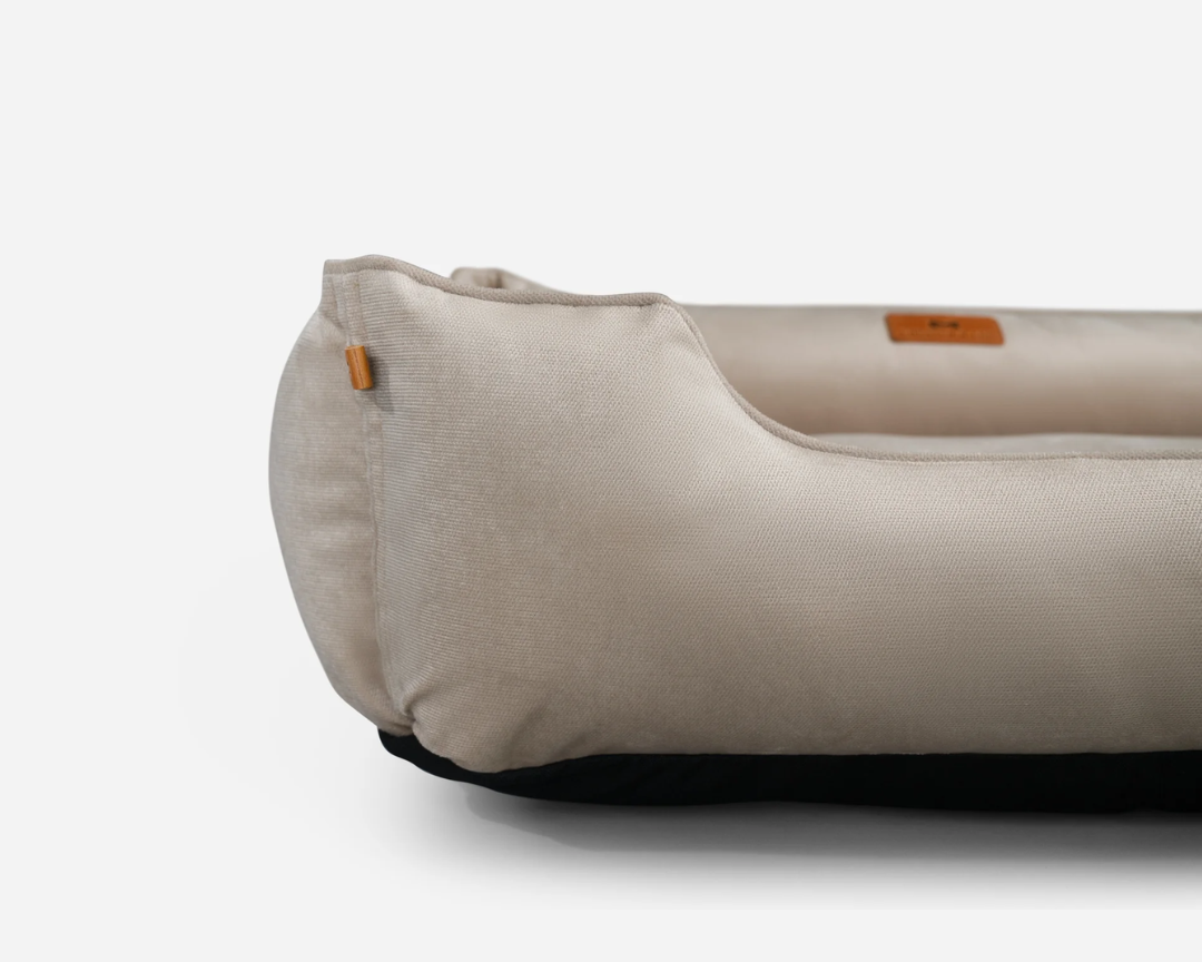 Classic Beige Velvet Sleeper for Everyday Comfort and Style main product image for dogs and cats