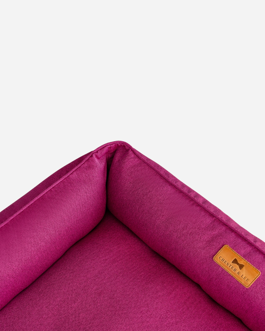 Luxury Dog Bed Cotton Sleeper Berry Pink for Comfort, Suppor - luxury dog bed view 3 for comfort and support