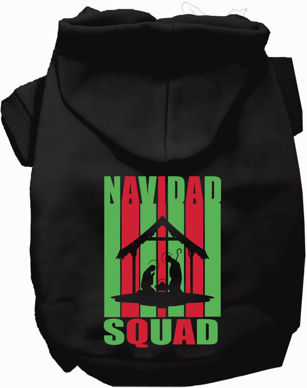 Dog Hoodie Navidad Squad Christmas for Festive Cheer Wear - main product image