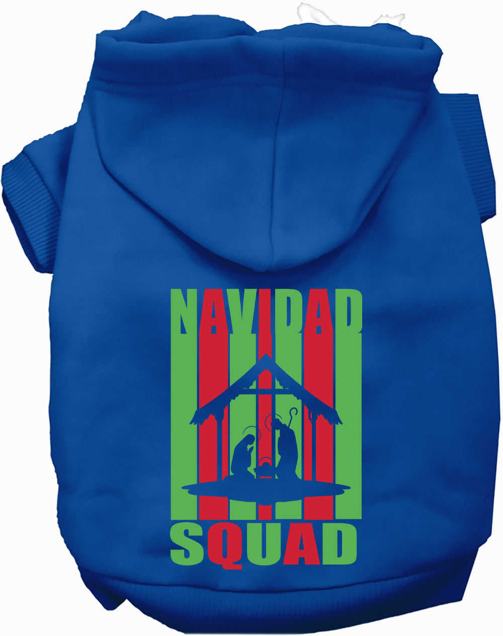 Dog Hoodie Navidad Squad Christmas for Festive Cheer Wear - lifestyle view