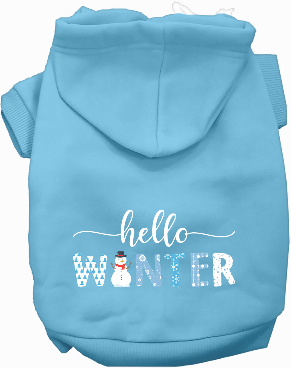 Dog Hoodie Hello Winter for Everyday Pet Style and Comfort - lifestyle view
