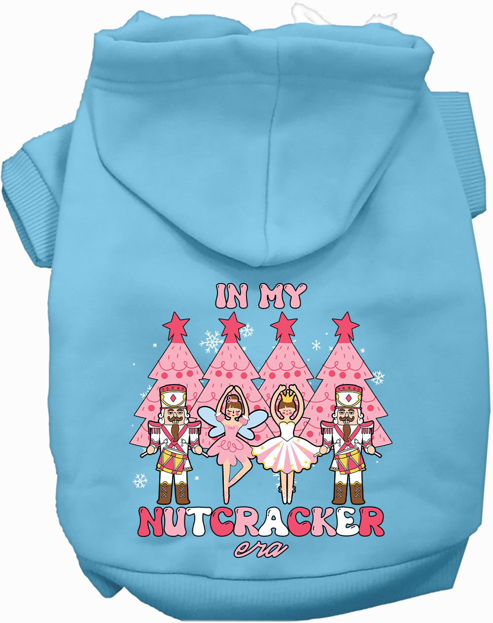 Dog Hoodie Nutcracker Era for Festive Holiday Pet Comfort - close up view