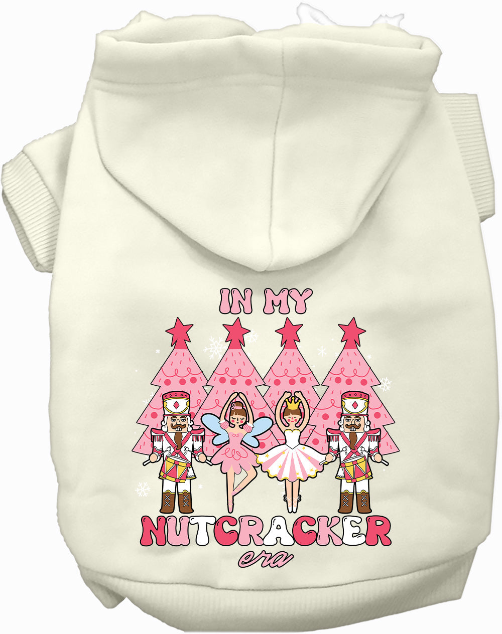 Dog Hoodie Nutcracker Era for Festive Holiday Pet Comfort - lifestyle view