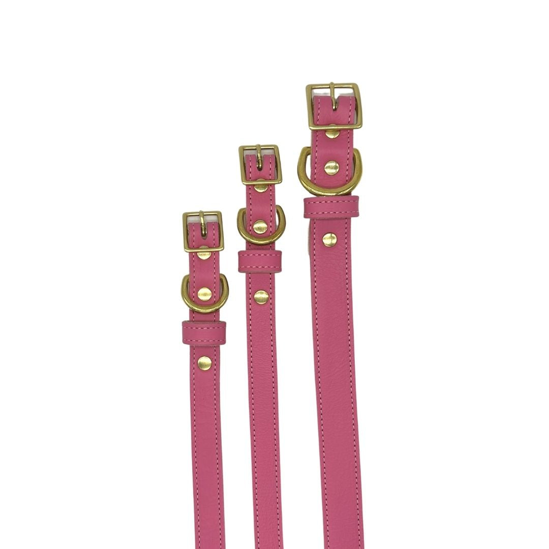 Dog Collar Plain Leather Collar for Daily Use for Comfort - gallery product image for dog collar