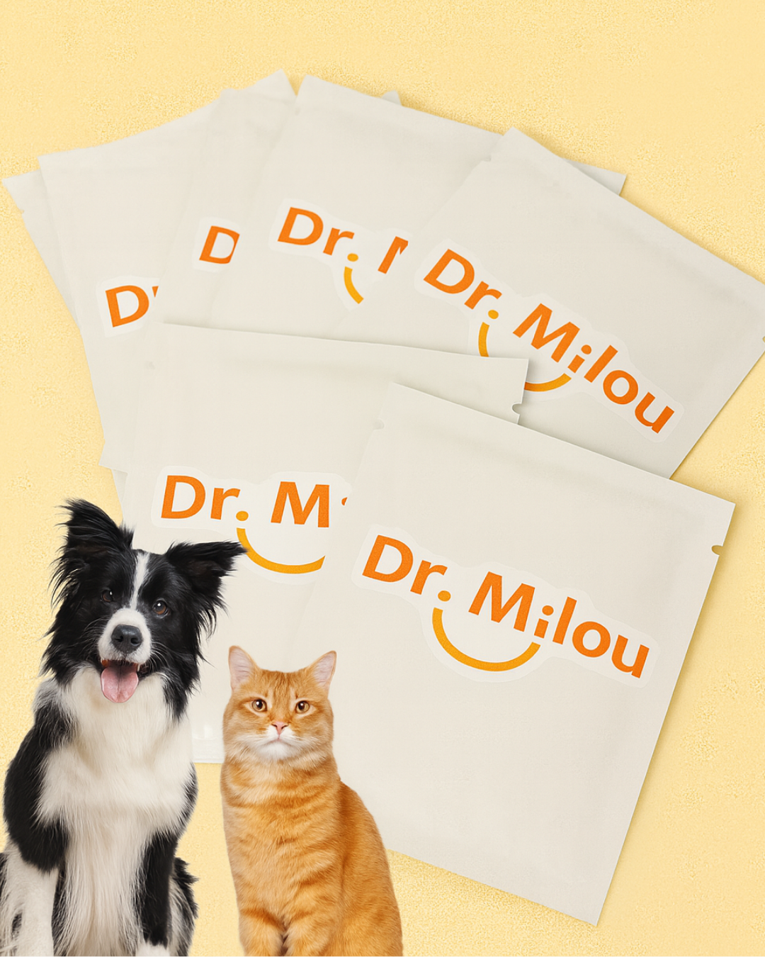 Pet Dental Finger Wipes - Daily Oral Care for Dogs & Cats - lifestyle view