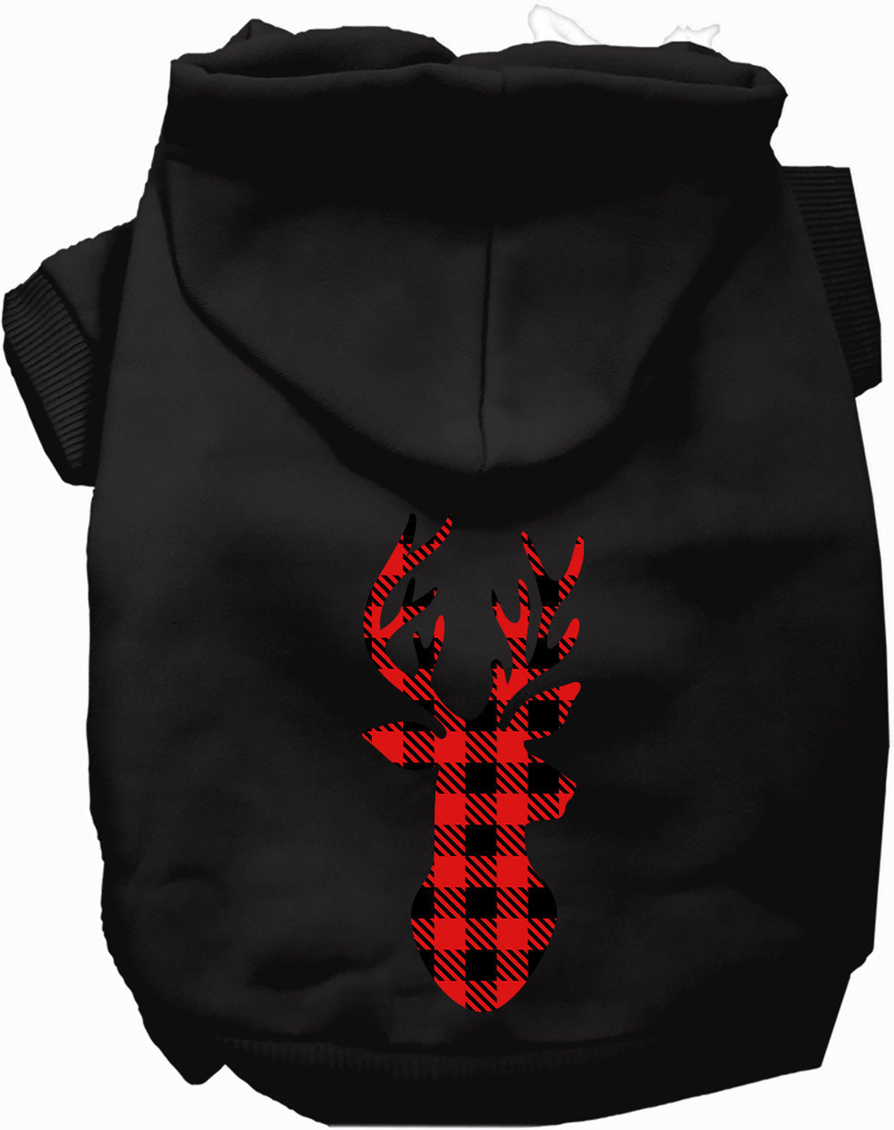 Dog Hoodie Buffalo Check Deer for Everyday Pet Style and - lifestyle view