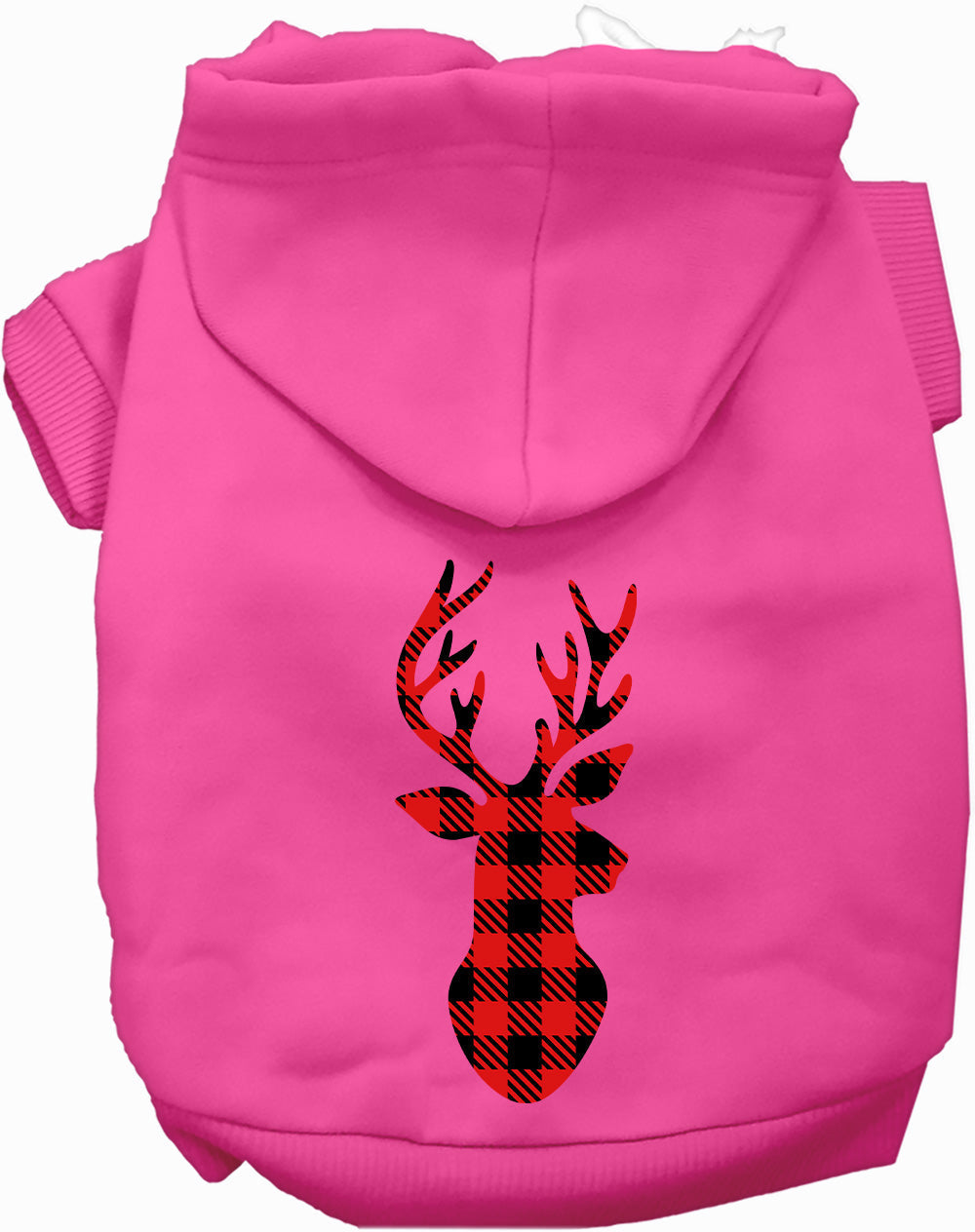 Dog Hoodie Buffalo Check Deer for Everyday Pet Style and - gallery image 5