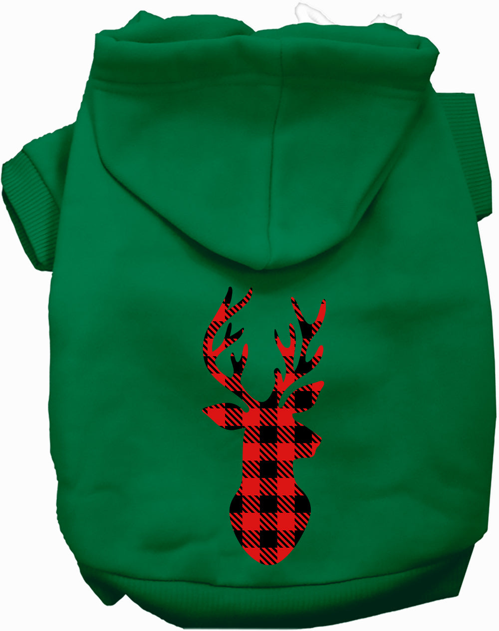 Dog Hoodie Buffalo Check Deer for Everyday Pet Style and - gallery image 7