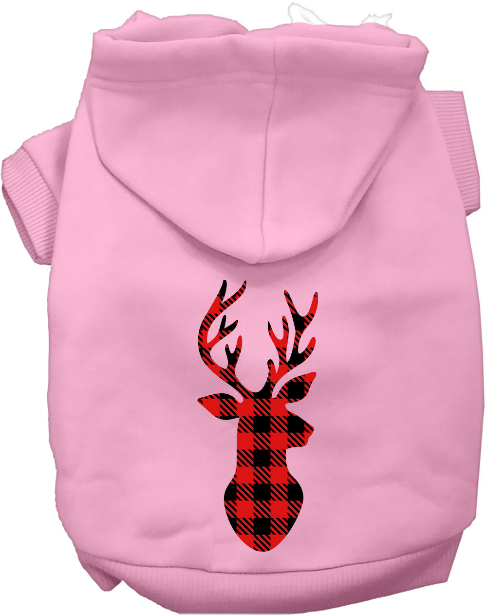 Dog Hoodie Buffalo Check Deer for Everyday Pet Style and - gallery image 8