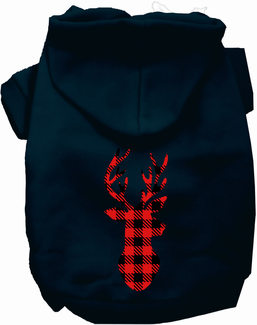 Dog Hoodie Buffalo Check Deer for Everyday Pet Style and - main product image