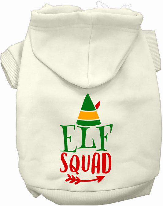 Dog Hoodie Elf Squad for Festive Holiday Pet Comfort - main product image