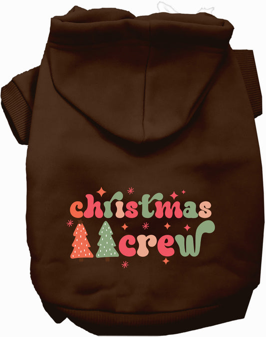 Dog Hoodie Cutesy Christmas Crew for Festive Holiday Pet - main product image