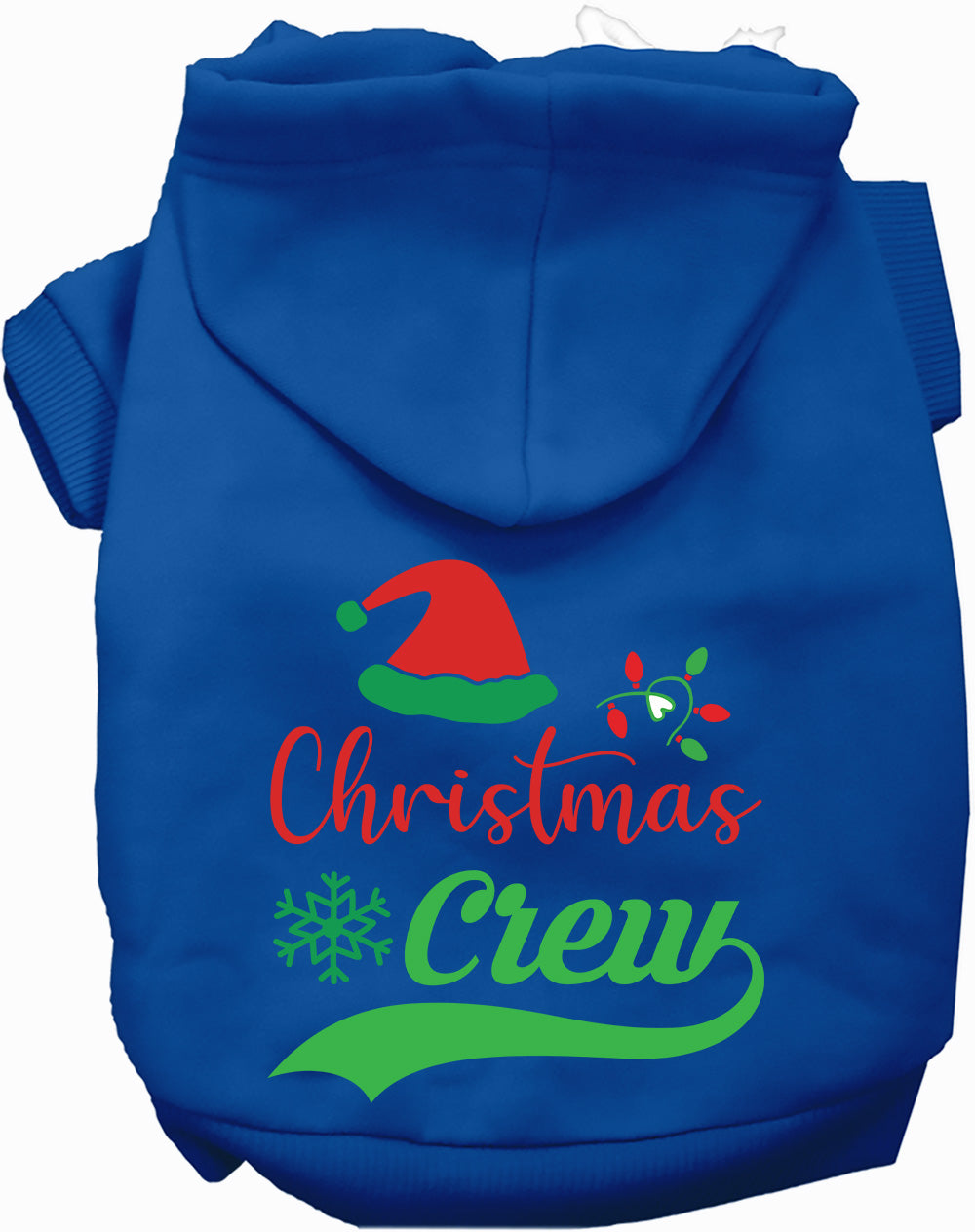 Dog Hoodie Traditional Christmas Crew for Festive Holiday - lifestyle view