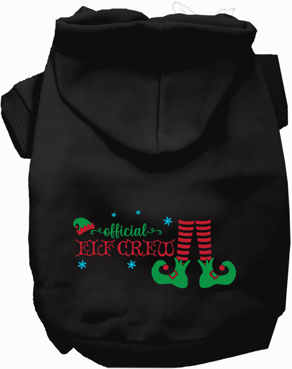 Dog Hoodie Elf Crew for Festive Holiday Pet Comfort - lifestyle view